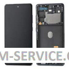 OLED Дисплей с черна рамка за Samsung Galaxy S20 FE / G780, G781, SM-G780F, SM-G781 